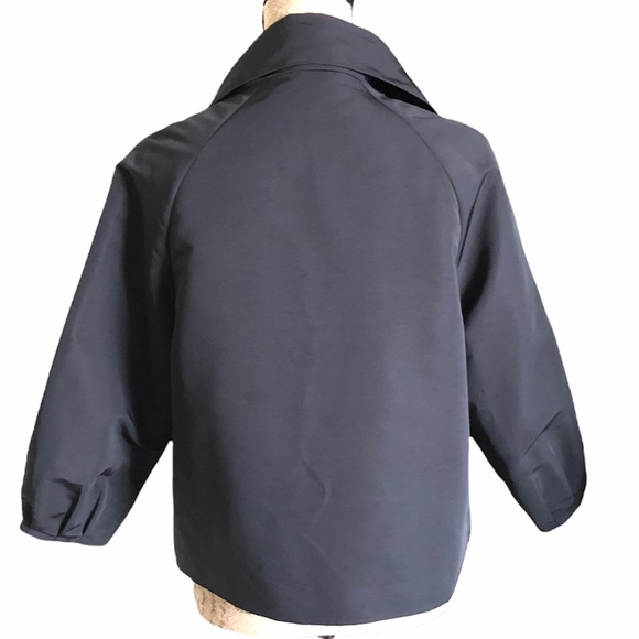 Rafaella 3/4 Sleeve Black Jacket with Pockets Size S - Picture 6 of 16